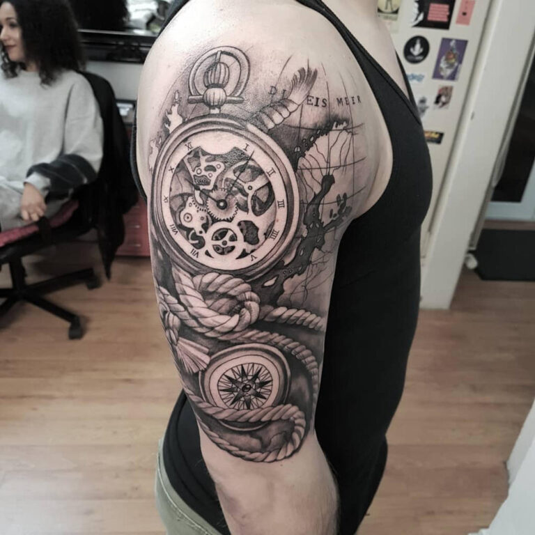 compass tattoo